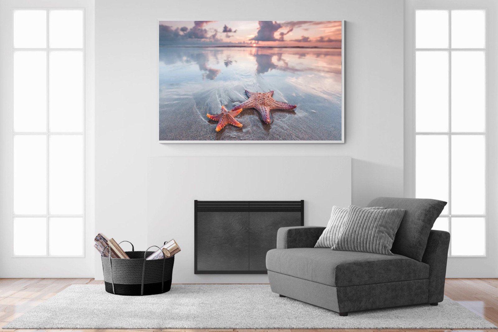 Starfish-Wall_Art-150 x 100cm-Mounted Canvas-White-Pixalot