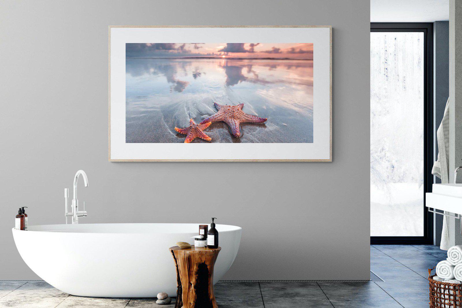 Starfish-Wall_Art-180 x 110cm-Framed Print-Wood-Pixalot