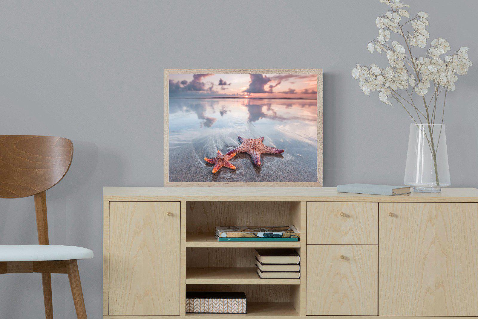 Starfish-Wall_Art-60 x 45cm-Mounted Canvas-Wood-Pixalot