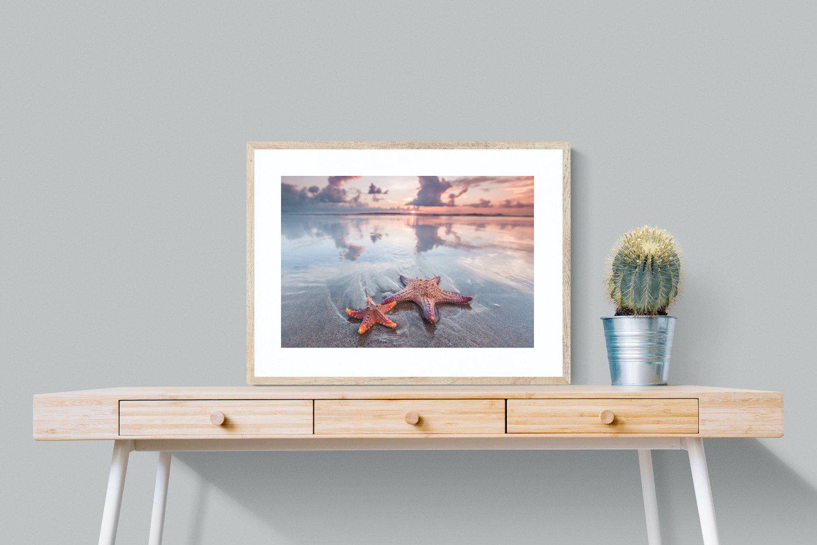 Starfish-Wall_Art-80 x 60cm-Framed Print-Wood-Pixalot