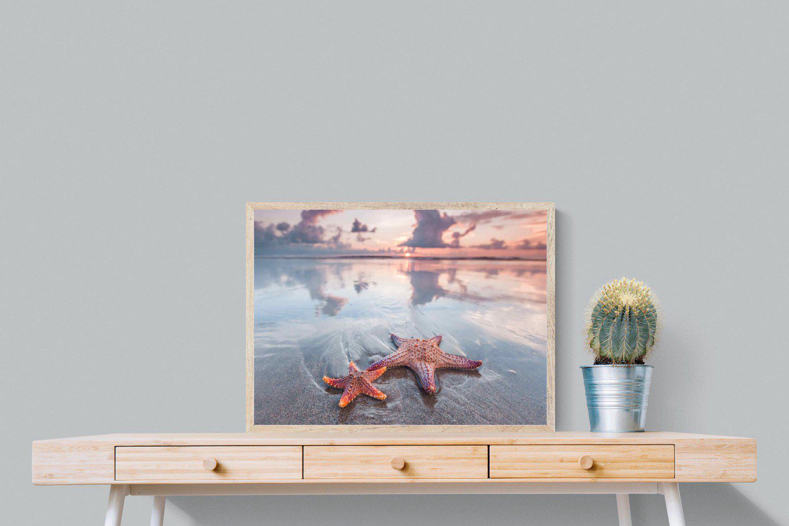 Starfish-Wall_Art-80 x 60cm-Mounted Canvas-Wood-Pixalot