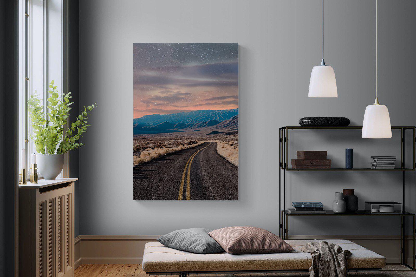 Starry Road-Wall_Art-120 x 180cm-Mounted Canvas-No Frame-Pixalot
