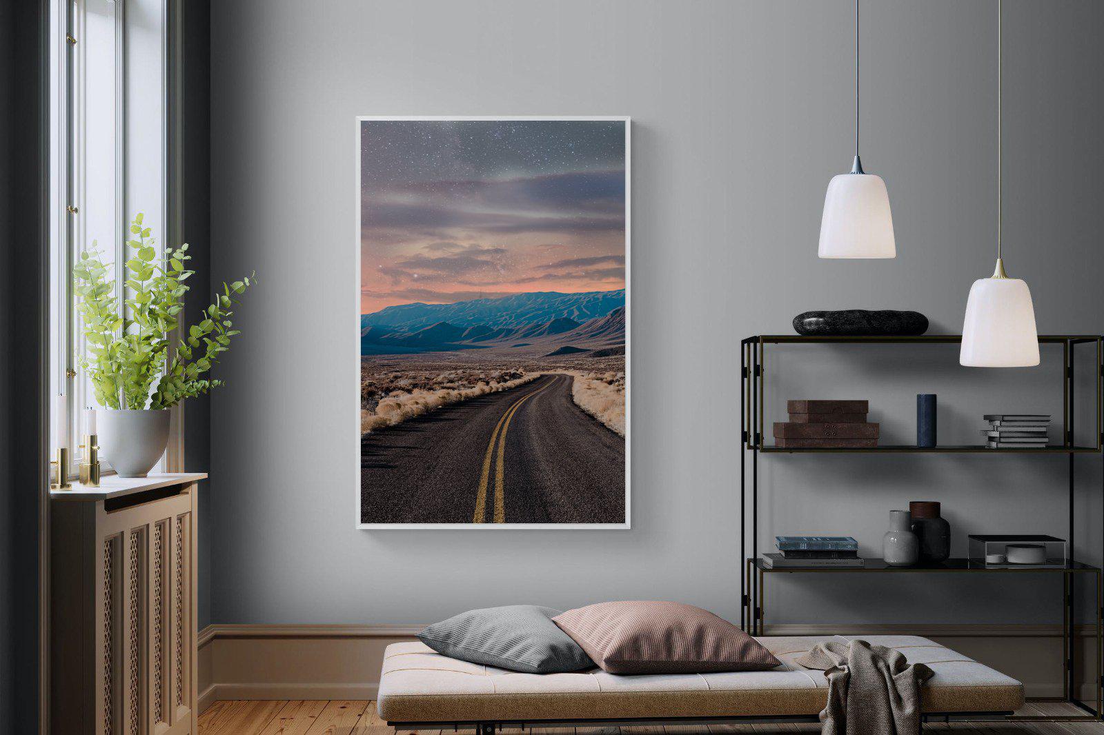 Starry Road-Wall_Art-120 x 180cm-Mounted Canvas-White-Pixalot