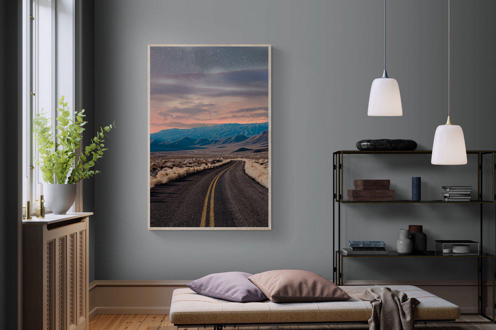 Starry Road-Wall_Art-120 x 180cm-Mounted Canvas-Wood-Pixalot