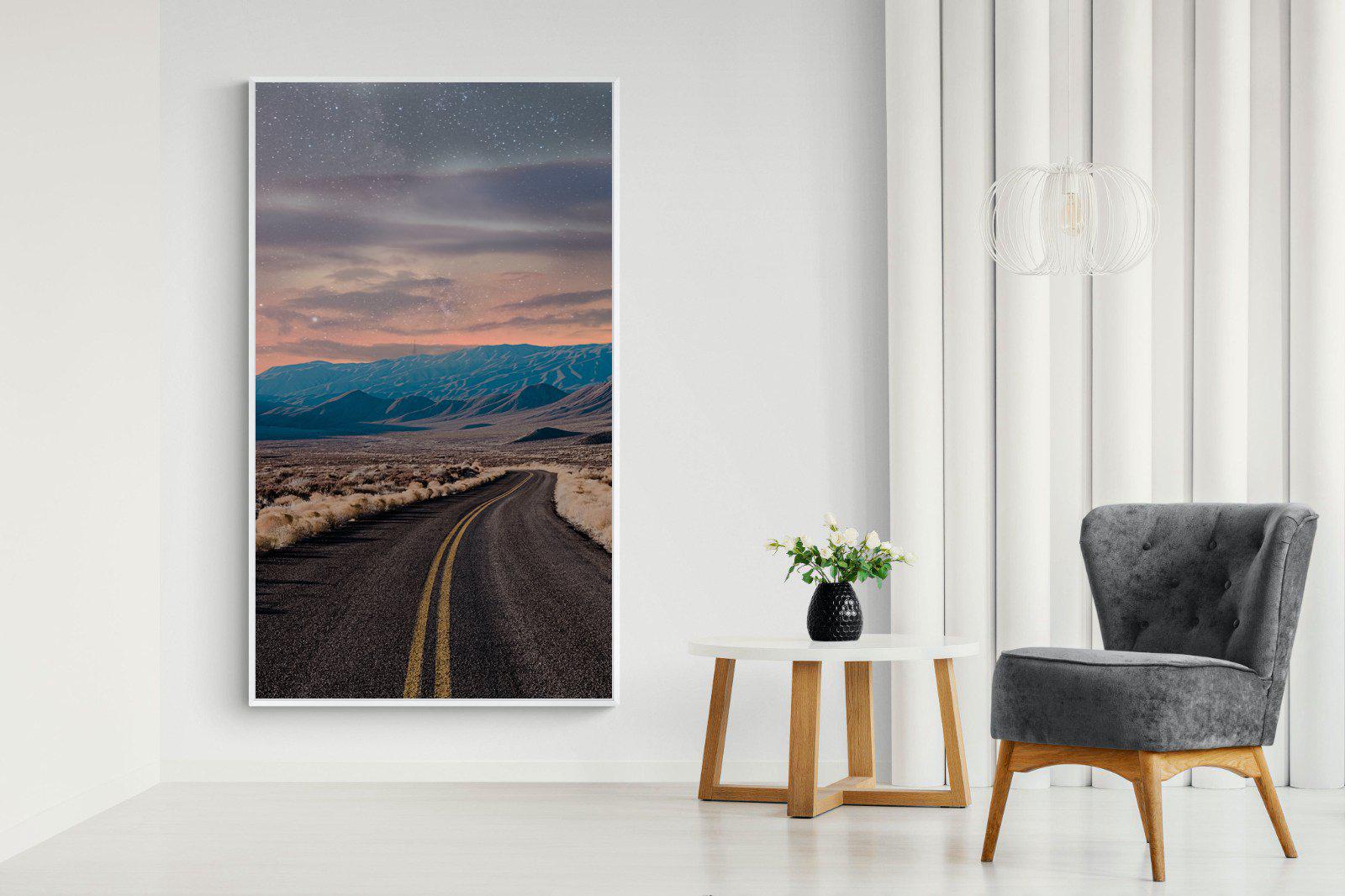 Starry Road-Wall_Art-130 x 220cm-Mounted Canvas-White-Pixalot