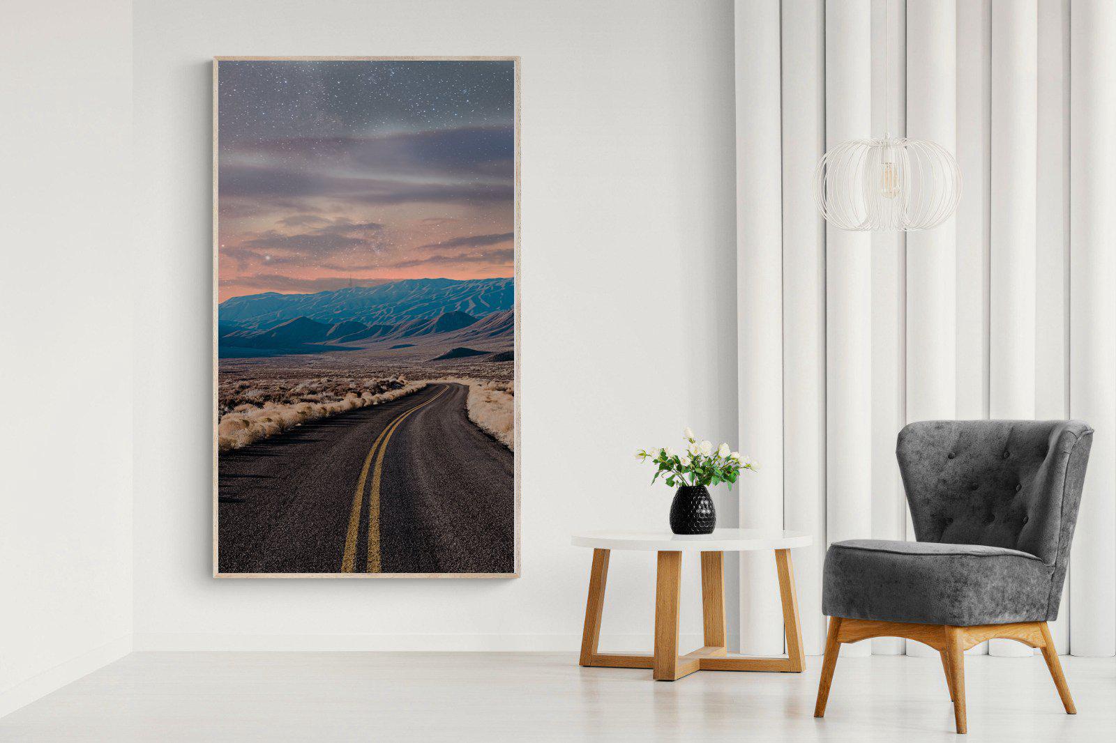 Starry Road-Wall_Art-130 x 220cm-Mounted Canvas-Wood-Pixalot