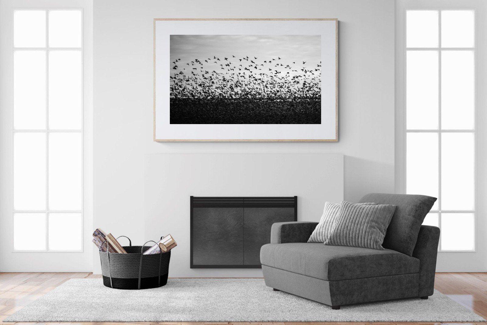 Startled-Wall_Art-150 x 100cm-Framed Print-Wood-Pixalot