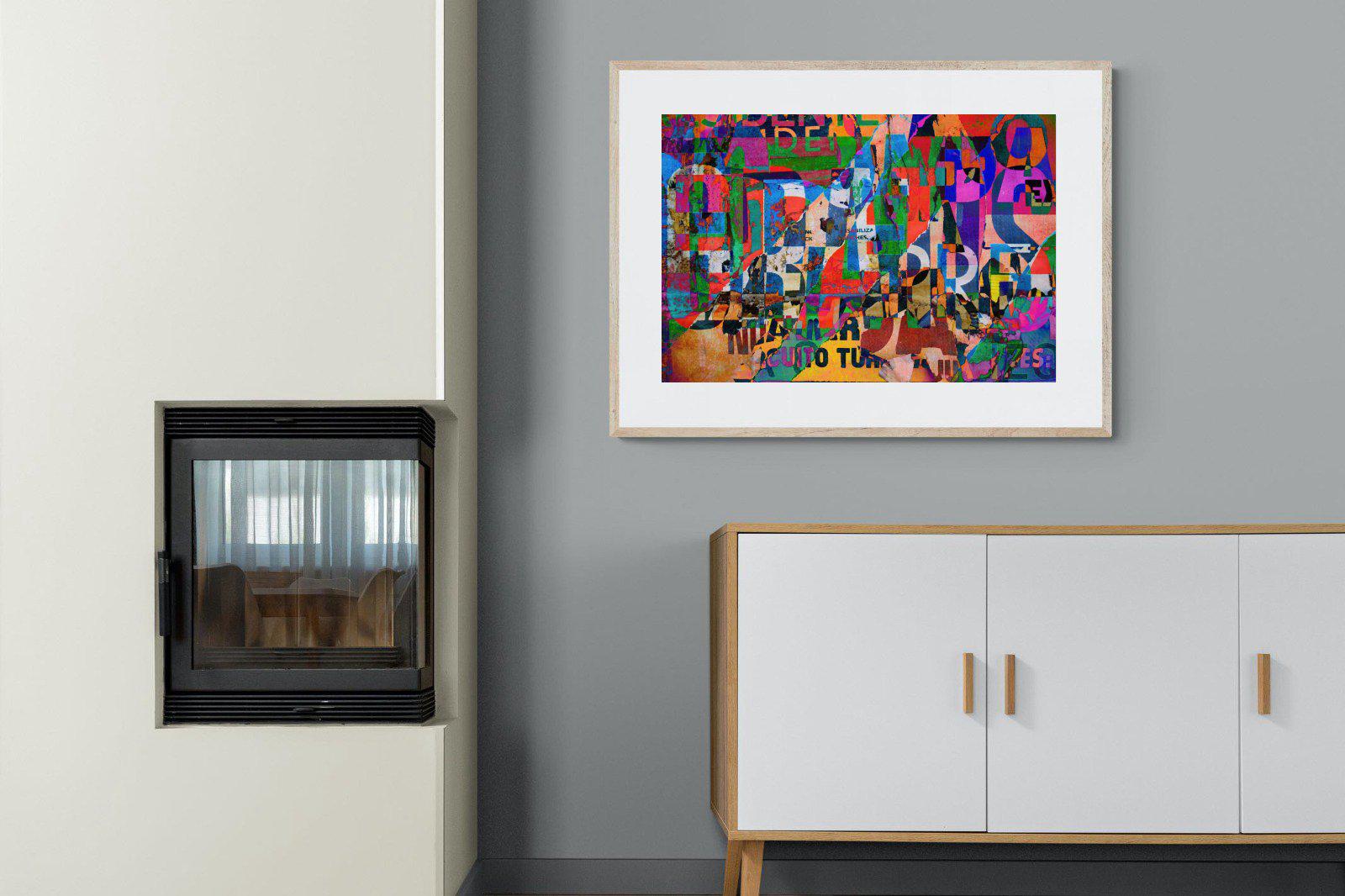 Statement-Wall_Art-100 x 75cm-Framed Print-Wood-Pixalot