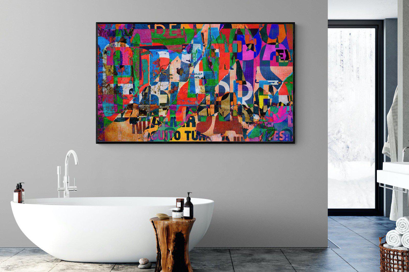Statement-Wall_Art-180 x 110cm-Mounted Canvas-Black-Pixalot