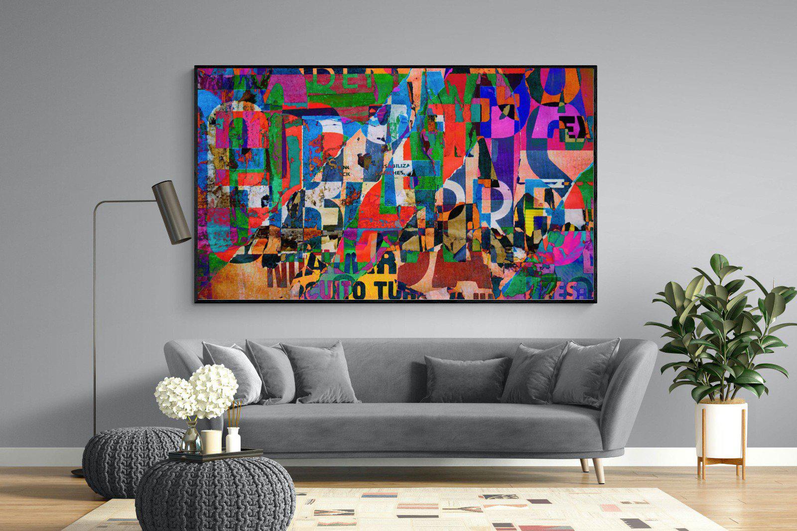 Statement-Wall_Art-220 x 130cm-Mounted Canvas-Black-Pixalot