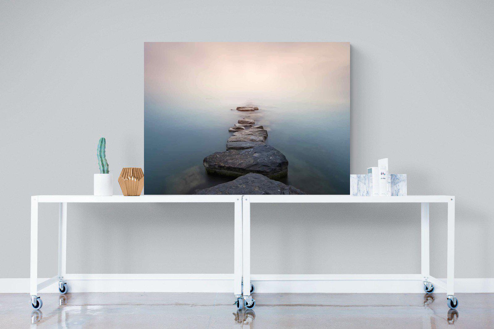 Stepping Stones-Wall_Art-120 x 90cm-Mounted Canvas-No Frame-Pixalot