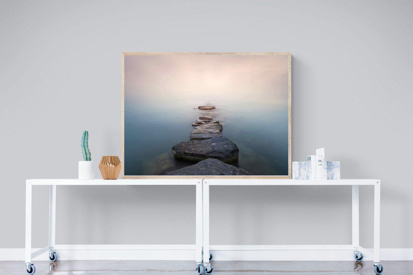 Stepping Stones-Wall_Art-120 x 90cm-Mounted Canvas-Wood-Pixalot