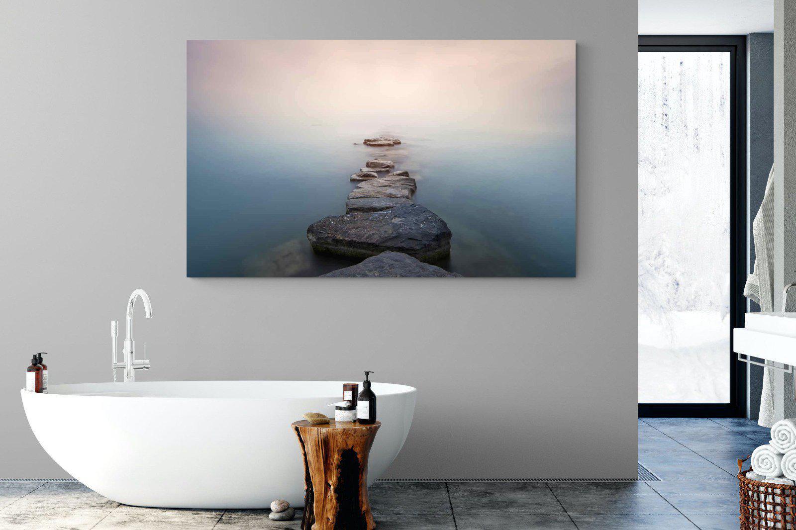 Stepping Stones-Wall_Art-180 x 110cm-Mounted Canvas-No Frame-Pixalot