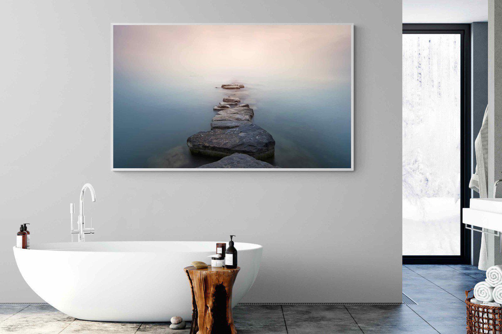 Stepping Stones-Wall_Art-180 x 110cm-Mounted Canvas-White-Pixalot