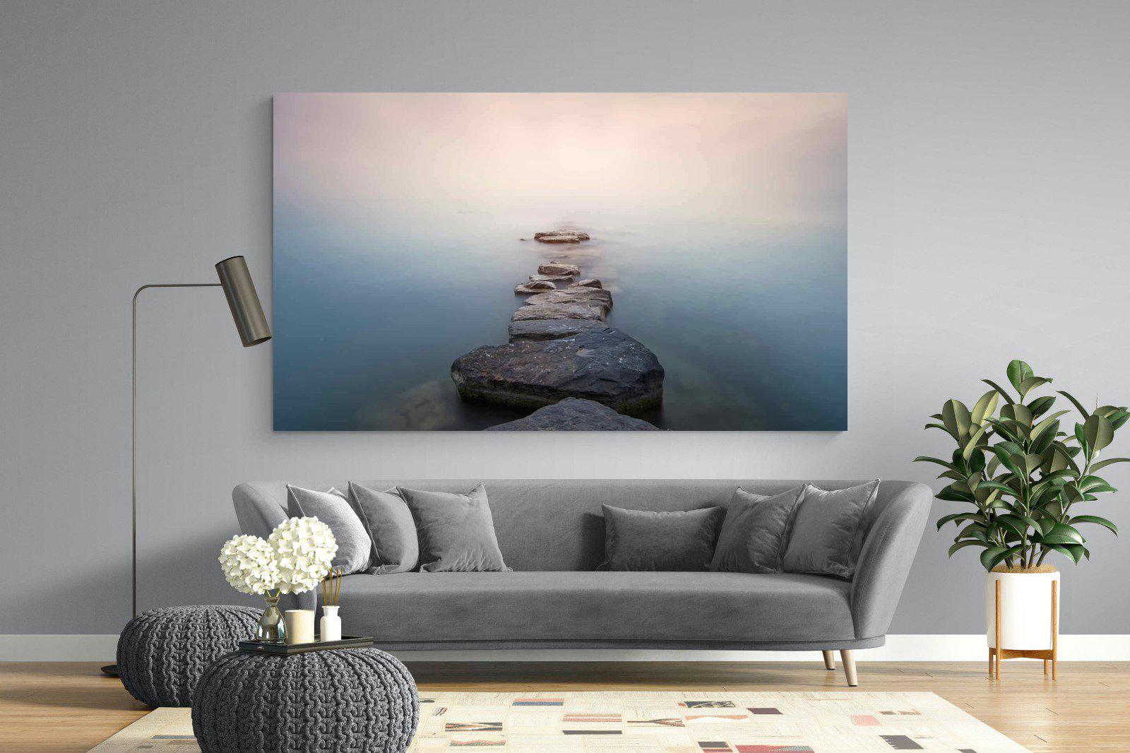 Stepping Stones-Wall_Art-220 x 130cm-Mounted Canvas-No Frame-Pixalot