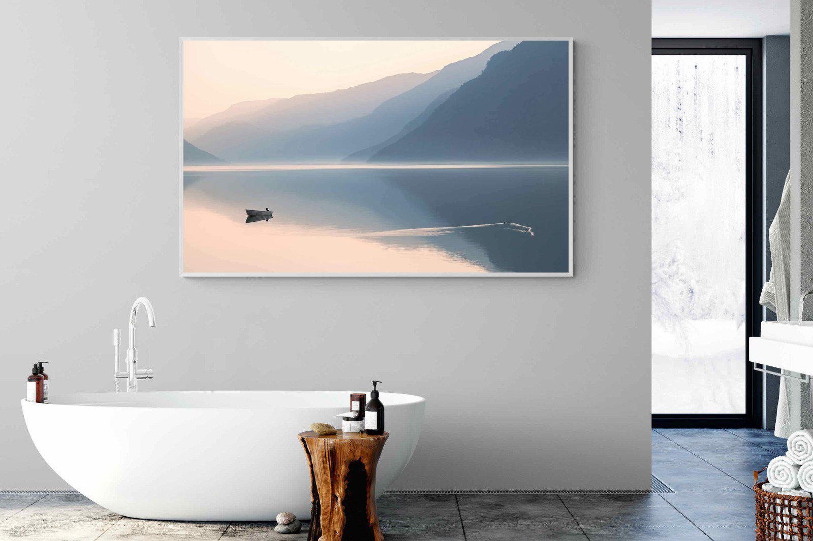 Still Lake-Wall_Art-180 x 110cm-Mounted Canvas-White-Pixalot