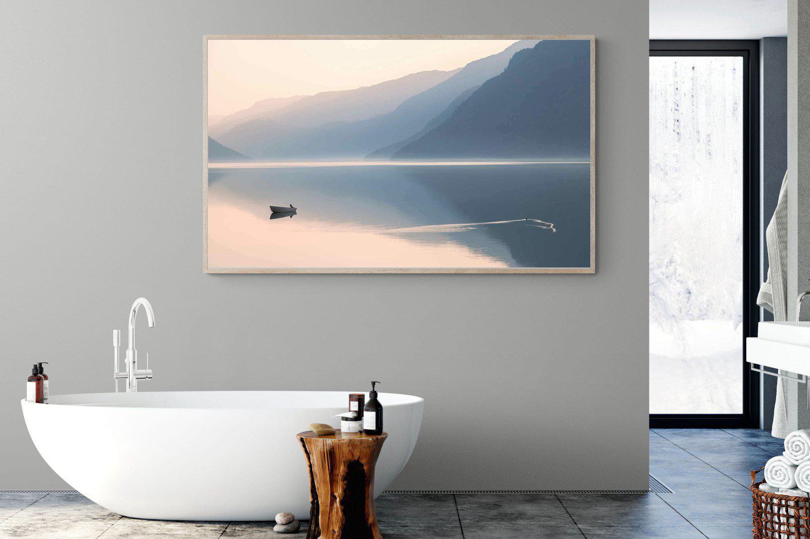 Still Lake-Wall_Art-180 x 110cm-Mounted Canvas-Wood-Pixalot