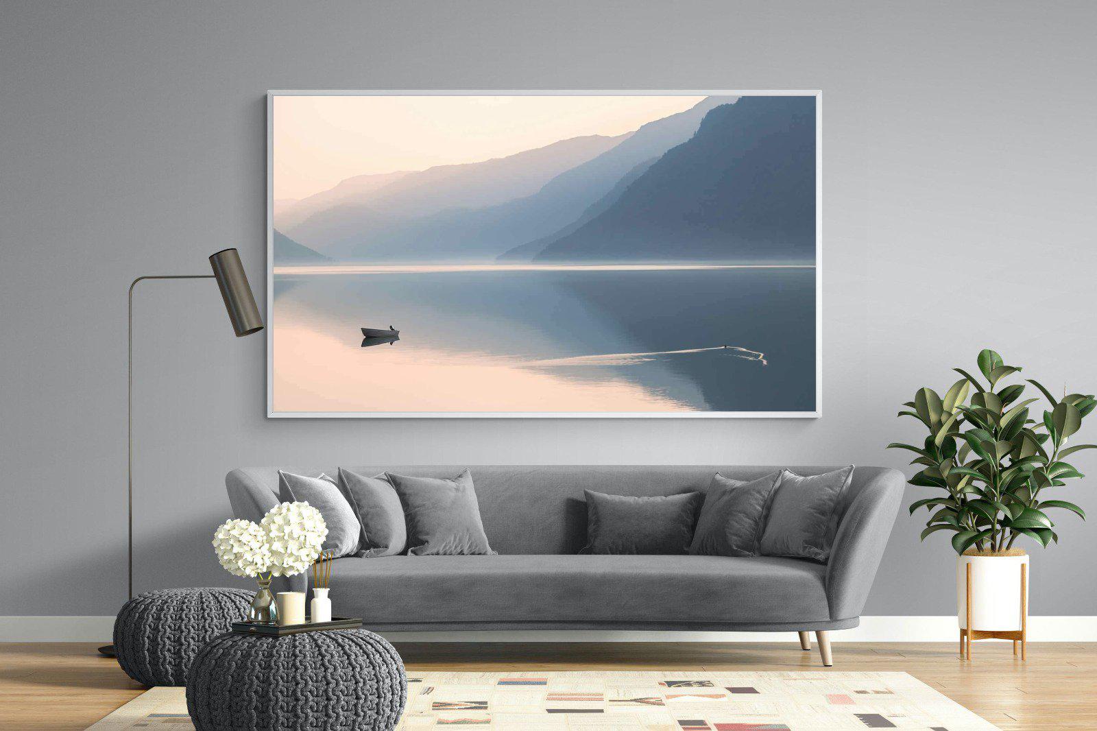 Still Lake-Wall_Art-220 x 130cm-Mounted Canvas-White-Pixalot