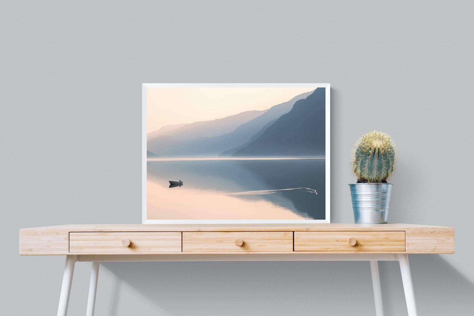 Still Lake-Wall_Art-80 x 60cm-Mounted Canvas-White-Pixalot