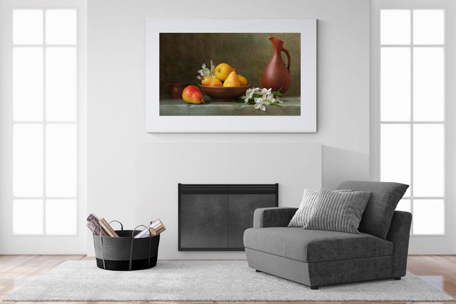 Still Life-Wall_Art-150 x 100cm-Framed Print-White-Pixalot