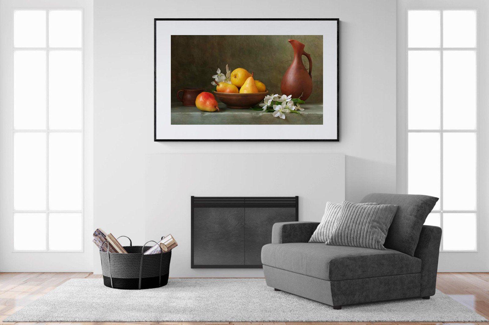 Still Life-Wall_Art-150 x 100cm-Framed Print-Black-Pixalot