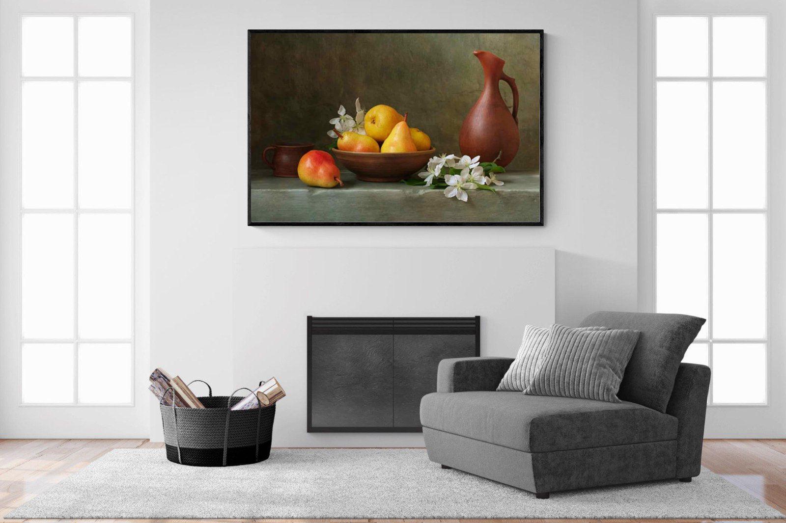 Still Life-Wall_Art-150 x 100cm-Mounted Canvas-Black-Pixalot