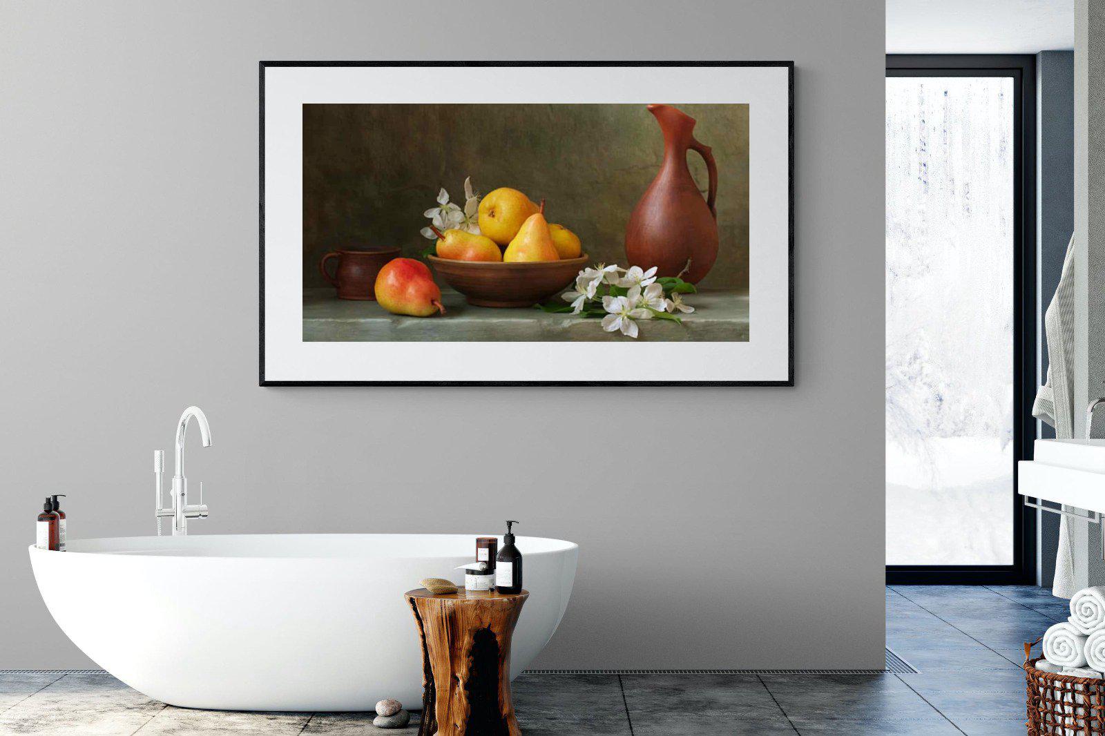 Still Life-Wall_Art-180 x 110cm-Framed Print-Black-Pixalot