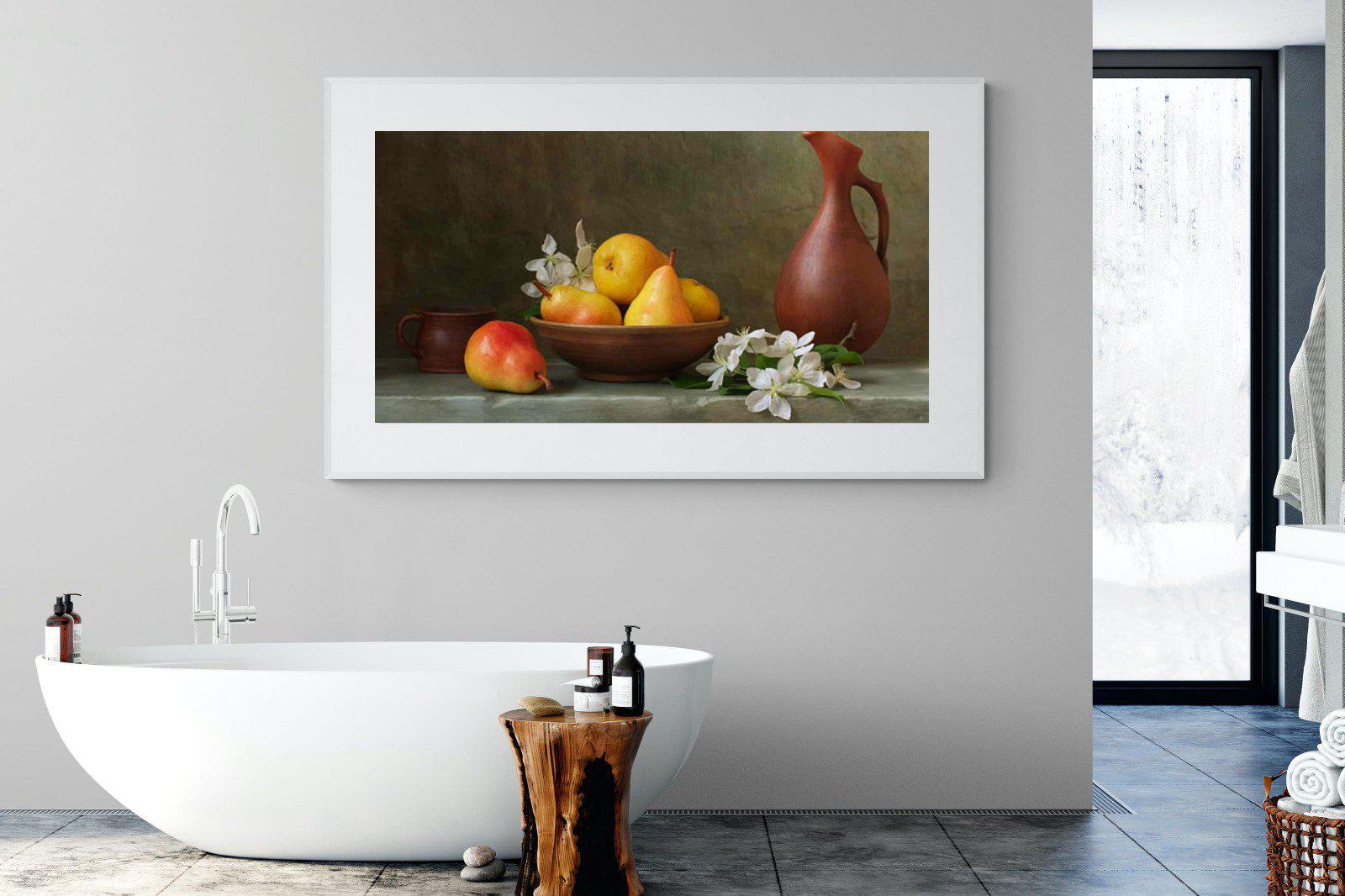 Still Life-Wall_Art-180 x 110cm-Framed Print-White-Pixalot
