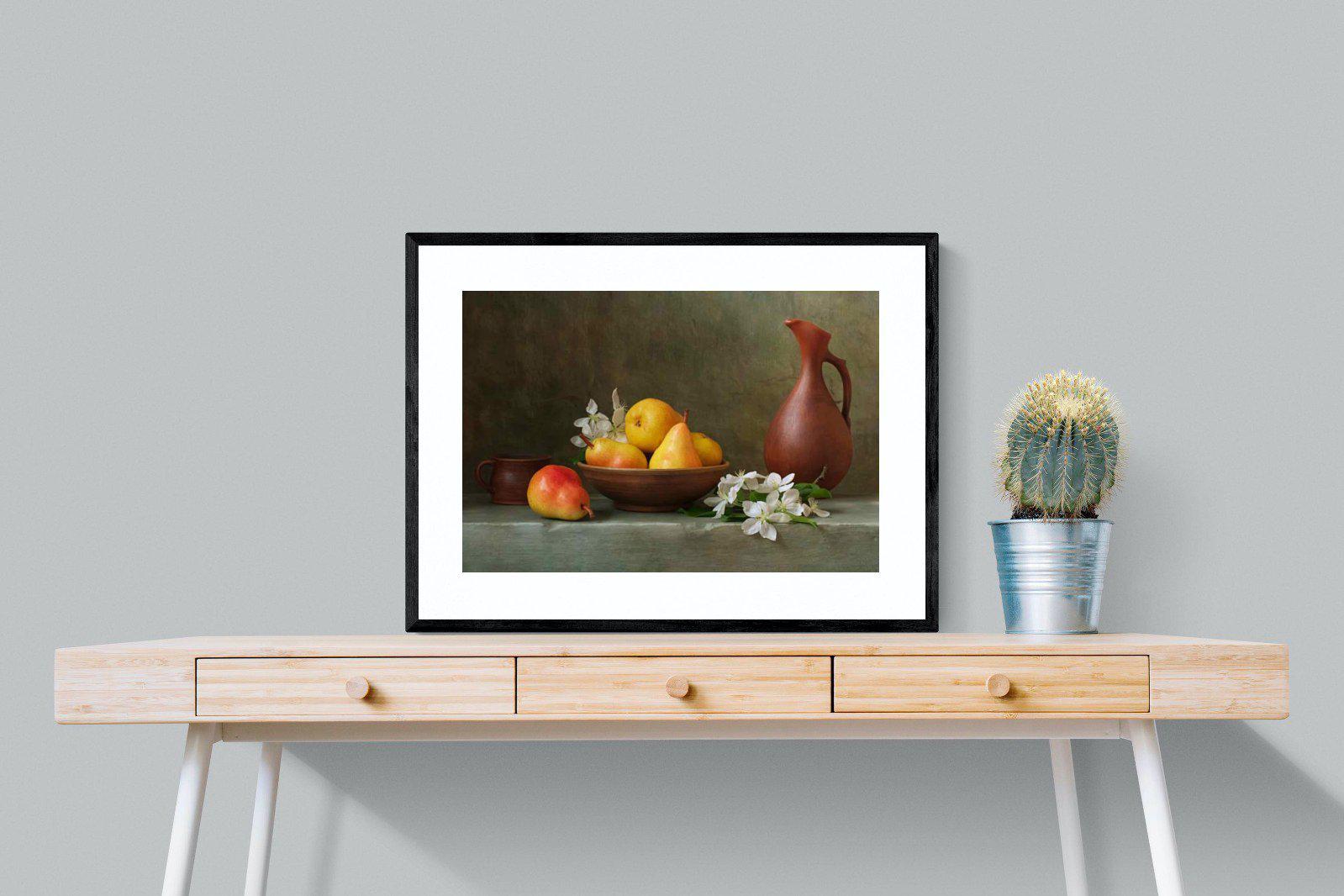 Still Life-Wall_Art-80 x 60cm-Framed Print-Black-Pixalot