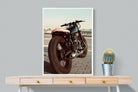 Street Bike-Wall_Art-75 x 100cm-Mounted Canvas-White-Pixalot