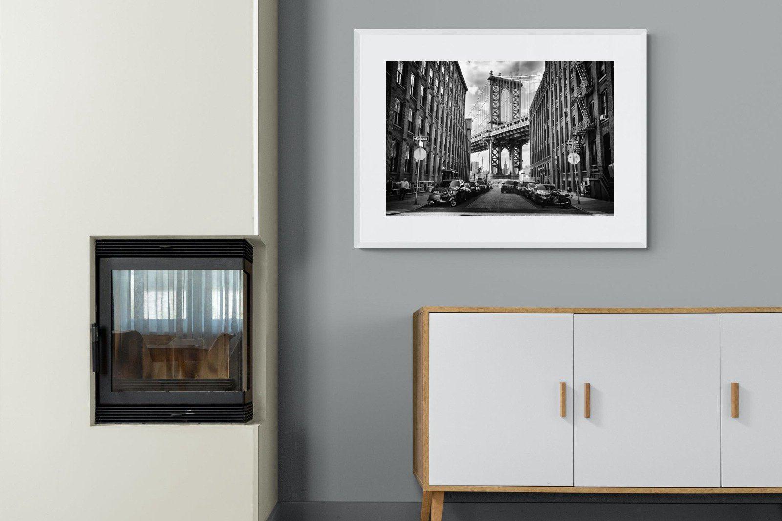 Street-Wall_Art-100 x 75cm-Framed Print-White-Pixalot