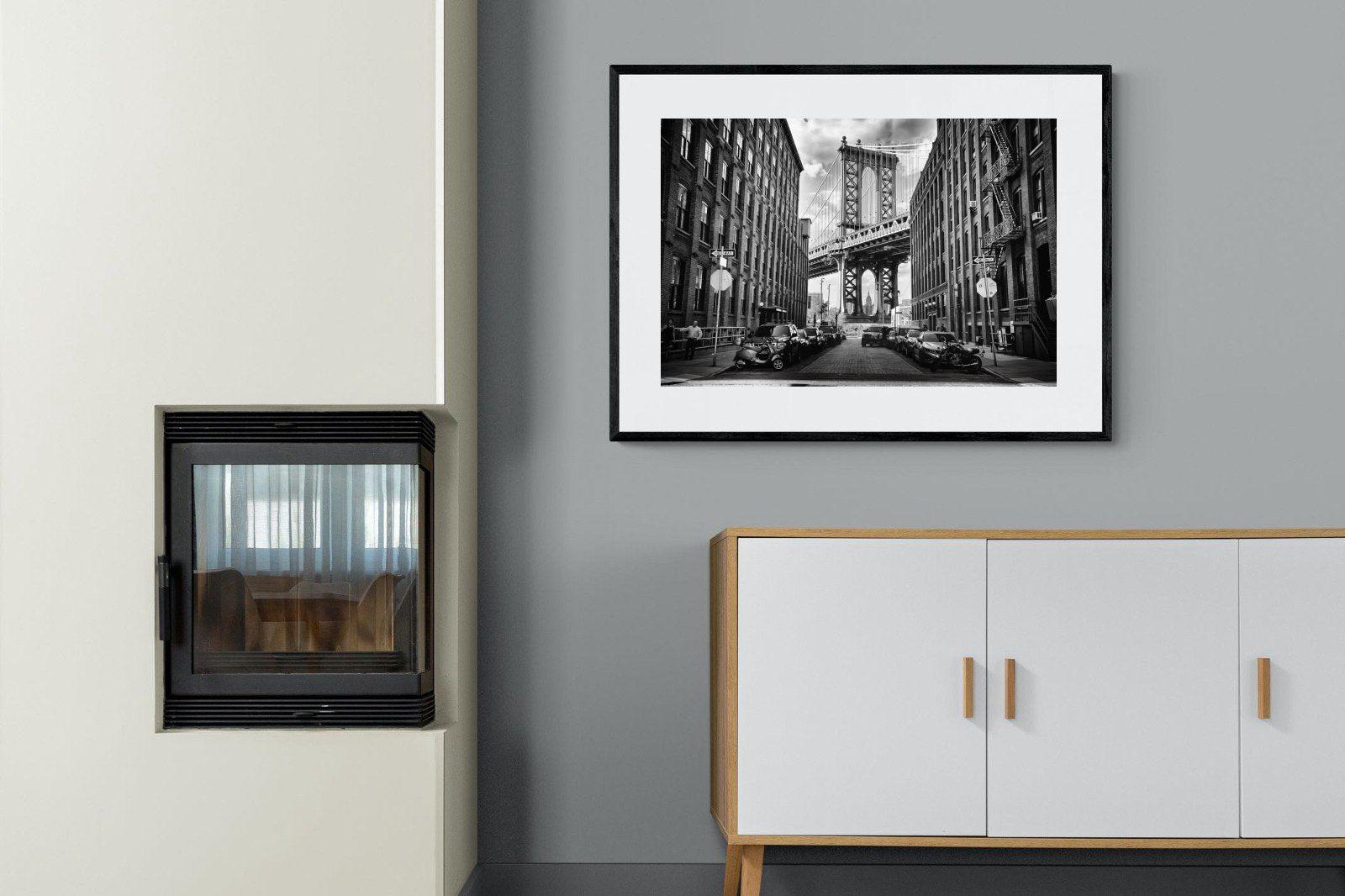 Street-Wall_Art-100 x 75cm-Framed Print-Black-Pixalot