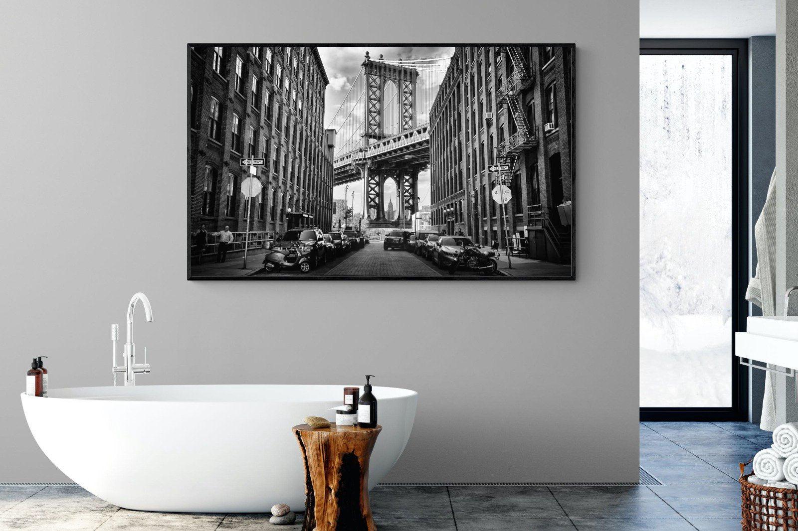 Street-Wall_Art-180 x 110cm-Mounted Canvas-Black-Pixalot
