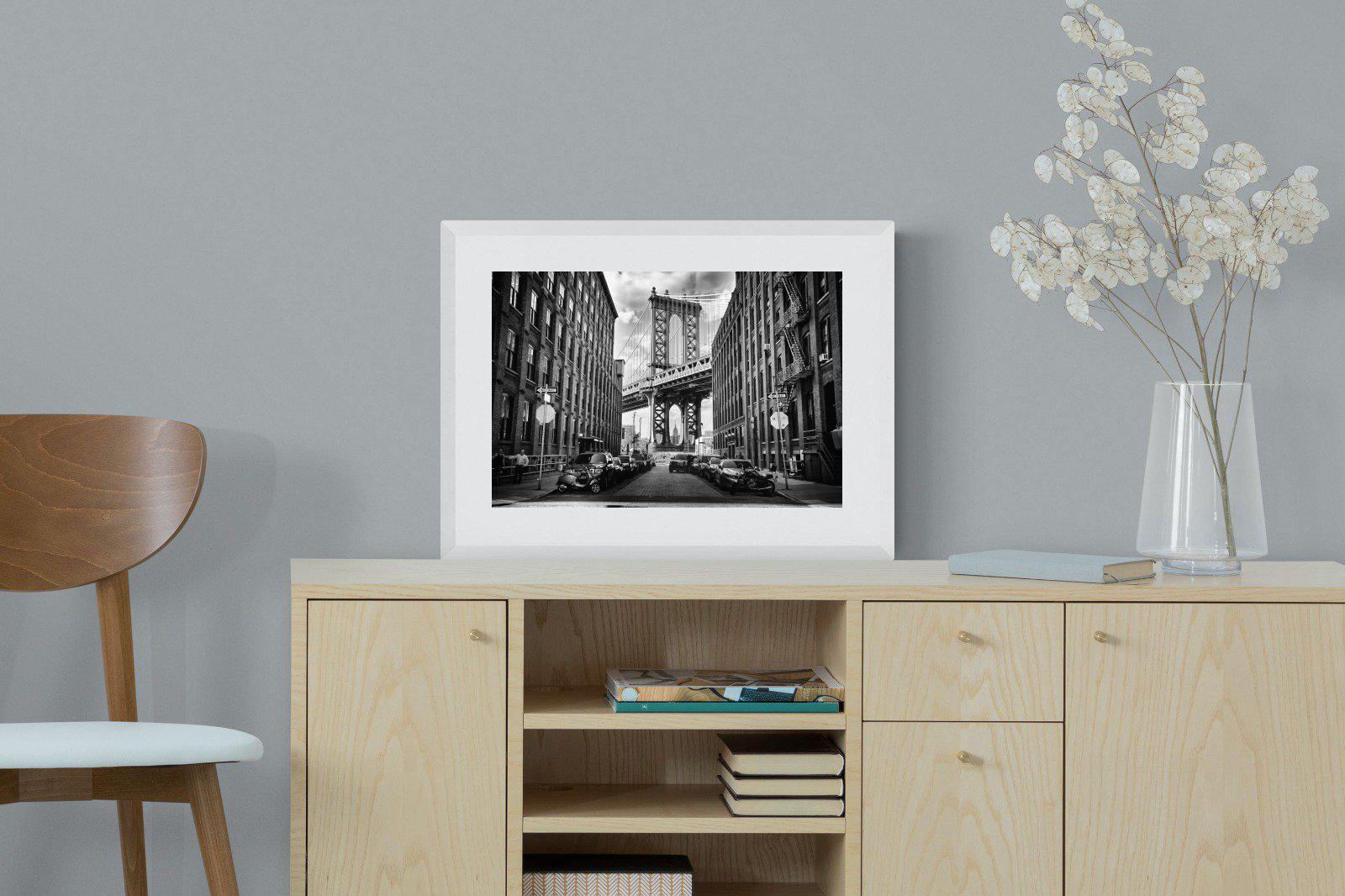 Street-Wall_Art-60 x 45cm-Framed Print-White-Pixalot