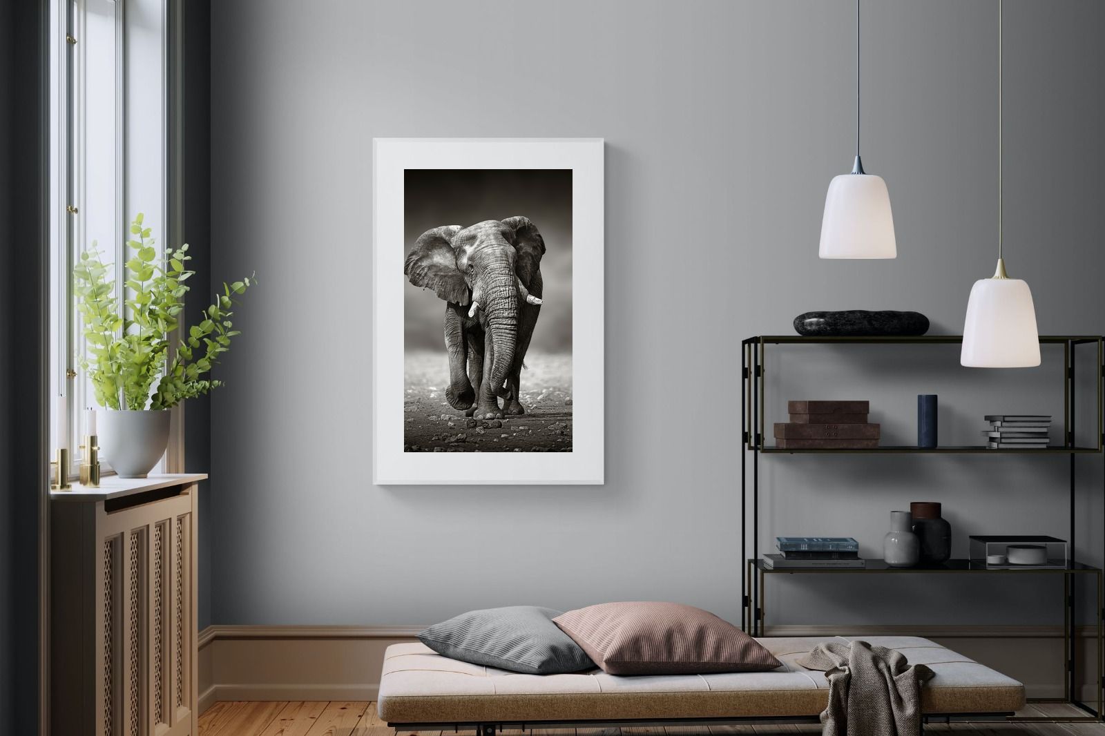 Stride-Wall_Art-100 x 150cm-Framed Print-White-Pixalot