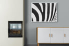 Stripes-Wall_Art-100 x 75cm-Mounted Canvas-White-Pixalot