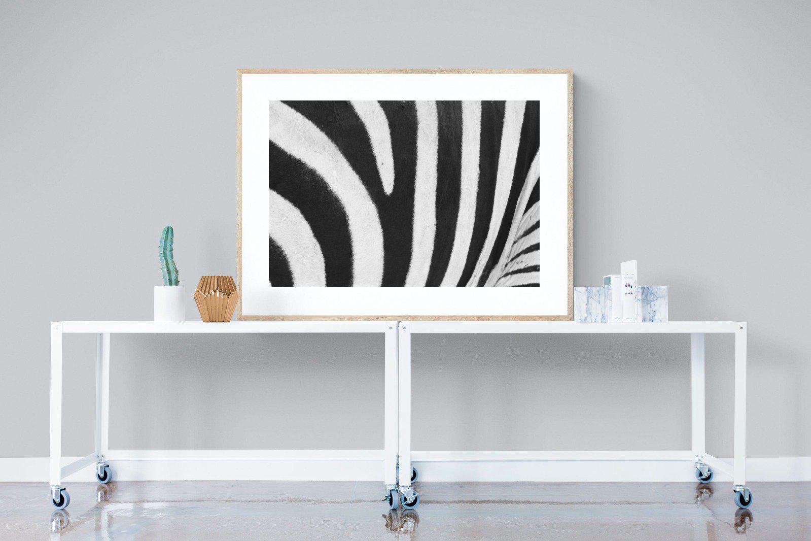 Stripes-Wall_Art-120 x 90cm-Framed Print-Wood-Pixalot