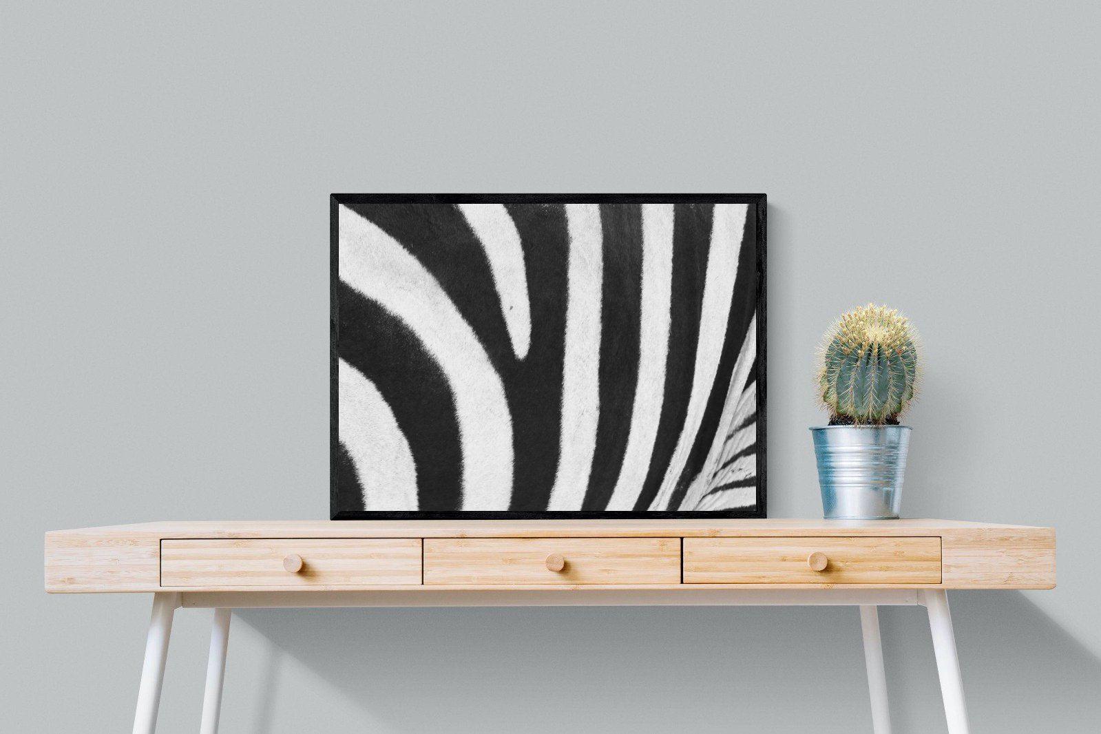 Stripes-Wall_Art-80 x 60cm-Mounted Canvas-Black-Pixalot
