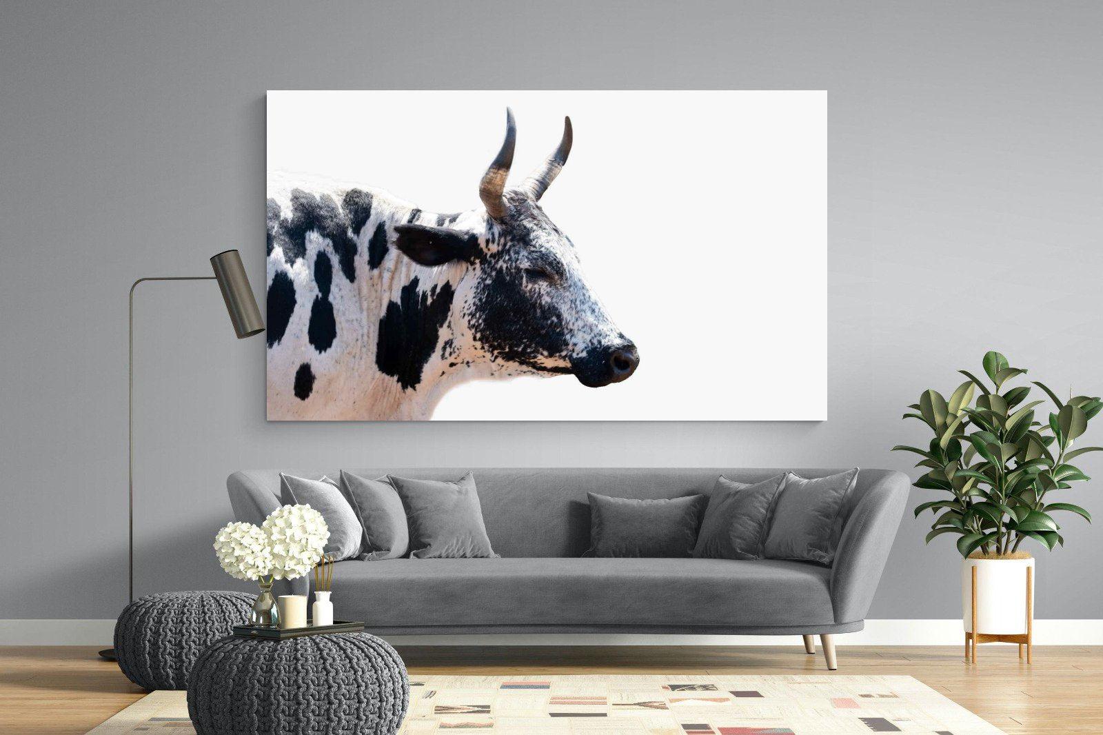 Strong Nguni-Wall_Art-220 x 130cm-Mounted Canvas-No Frame-Pixalot