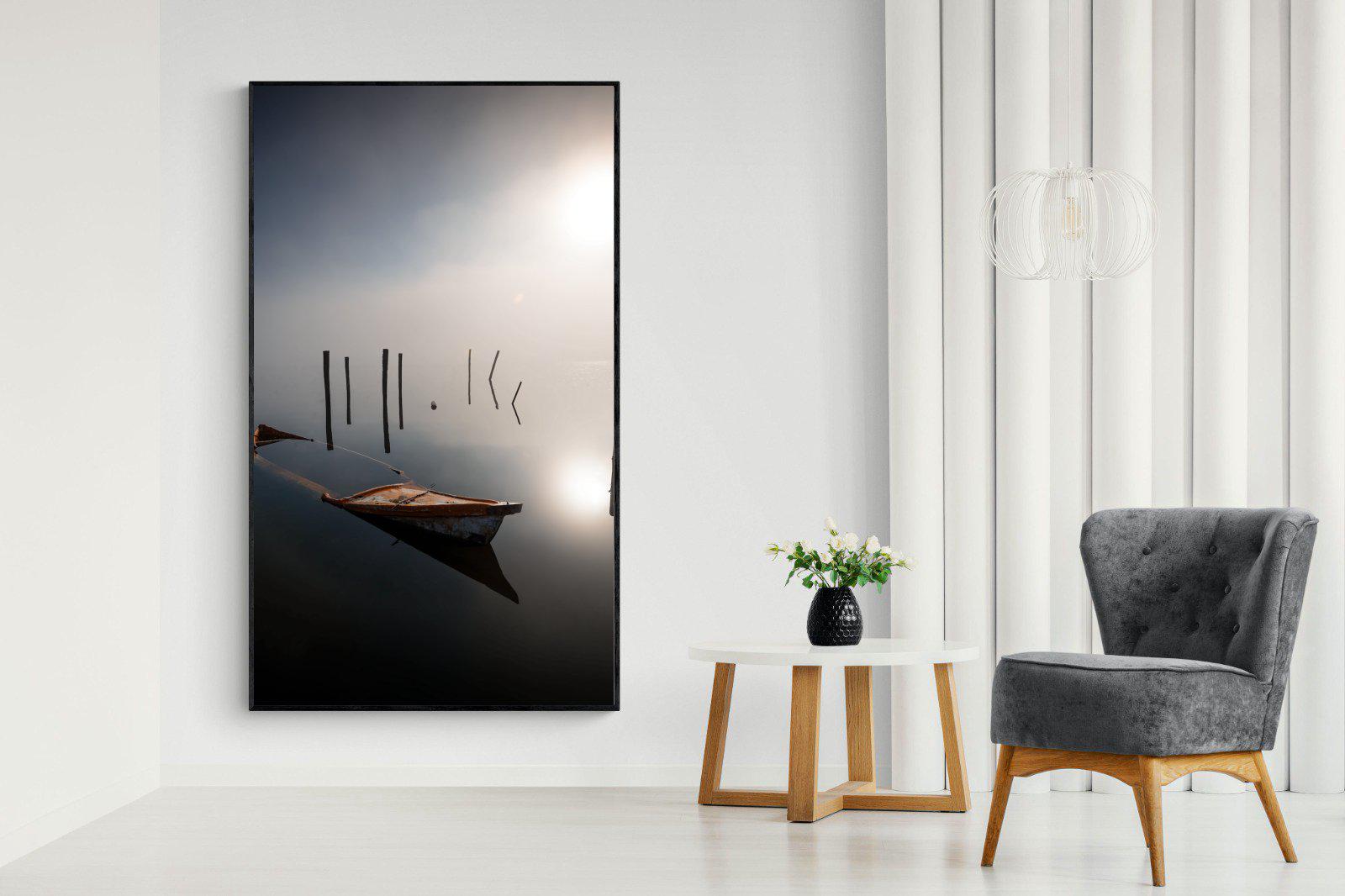Submerged-Wall_Art-130 x 220cm-Mounted Canvas-Black-Pixalot
