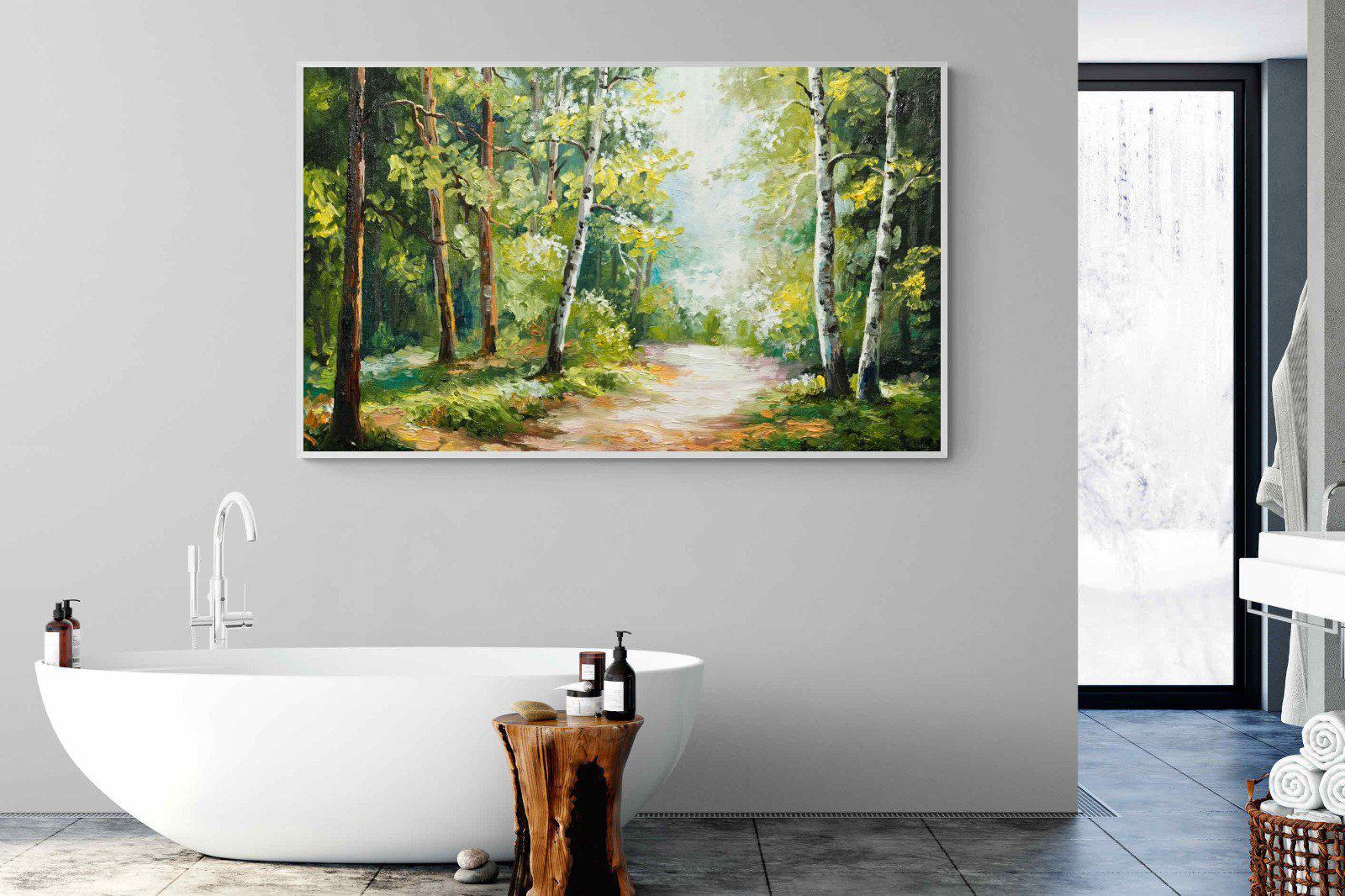 Summer Forest-Wall_Art-180 x 110cm-Mounted Canvas-White-Pixalot