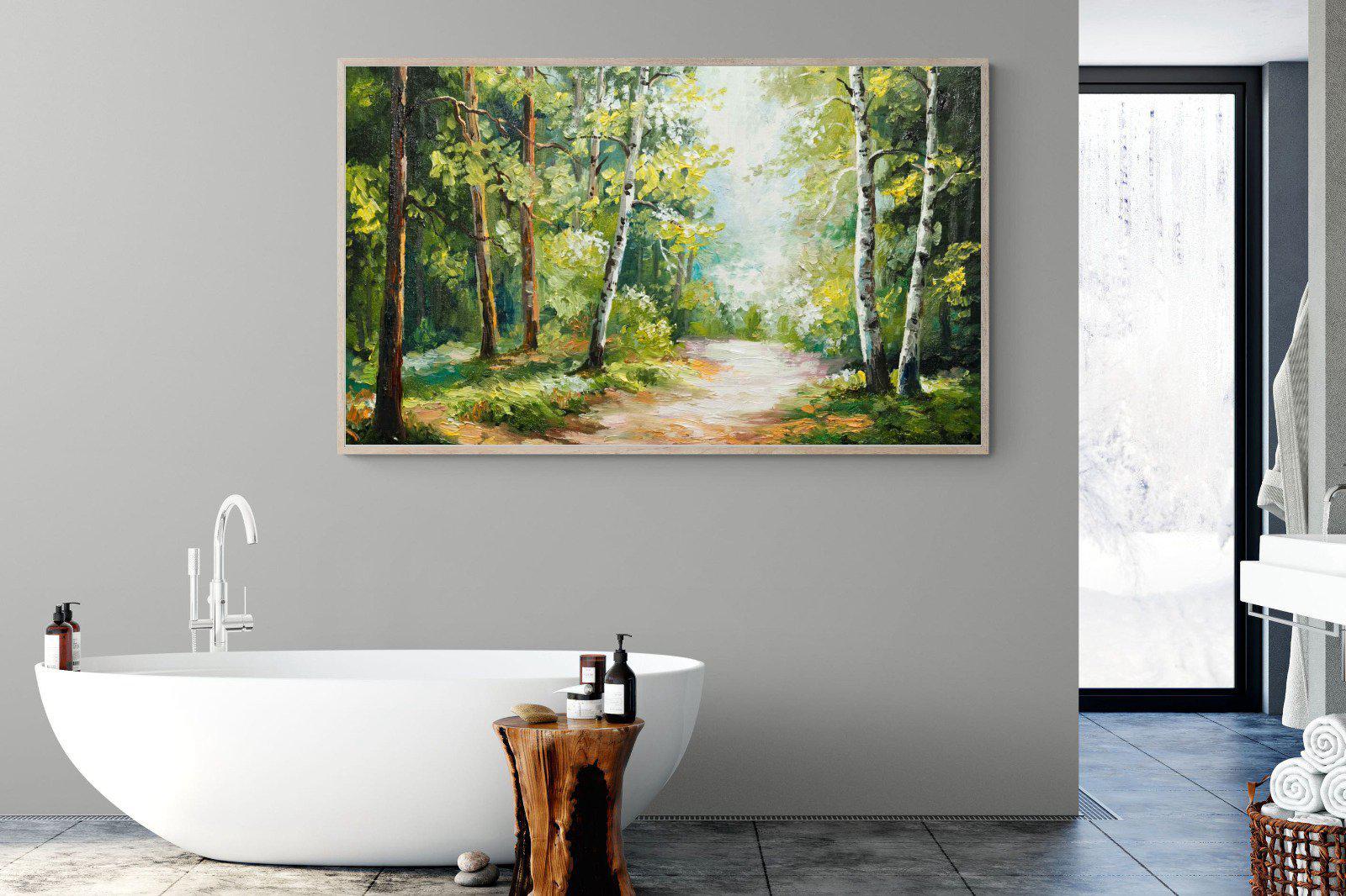 Summer Forest-Wall_Art-180 x 110cm-Mounted Canvas-Wood-Pixalot