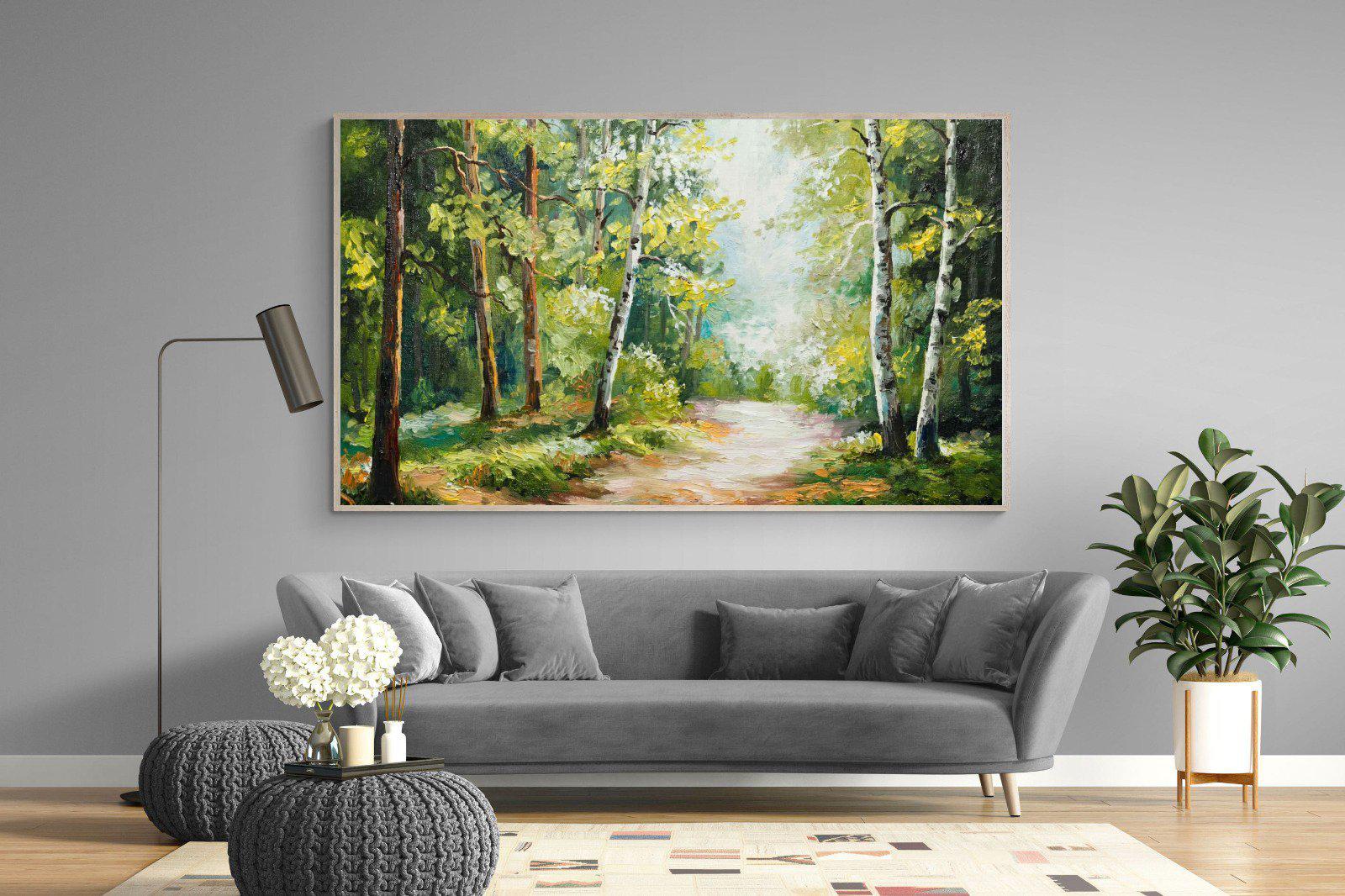 Summer Forest-Wall_Art-220 x 130cm-Mounted Canvas-Wood-Pixalot