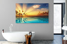 Sun Rays-Wall_Art-180 x 110cm-Mounted Canvas-No Frame-Pixalot