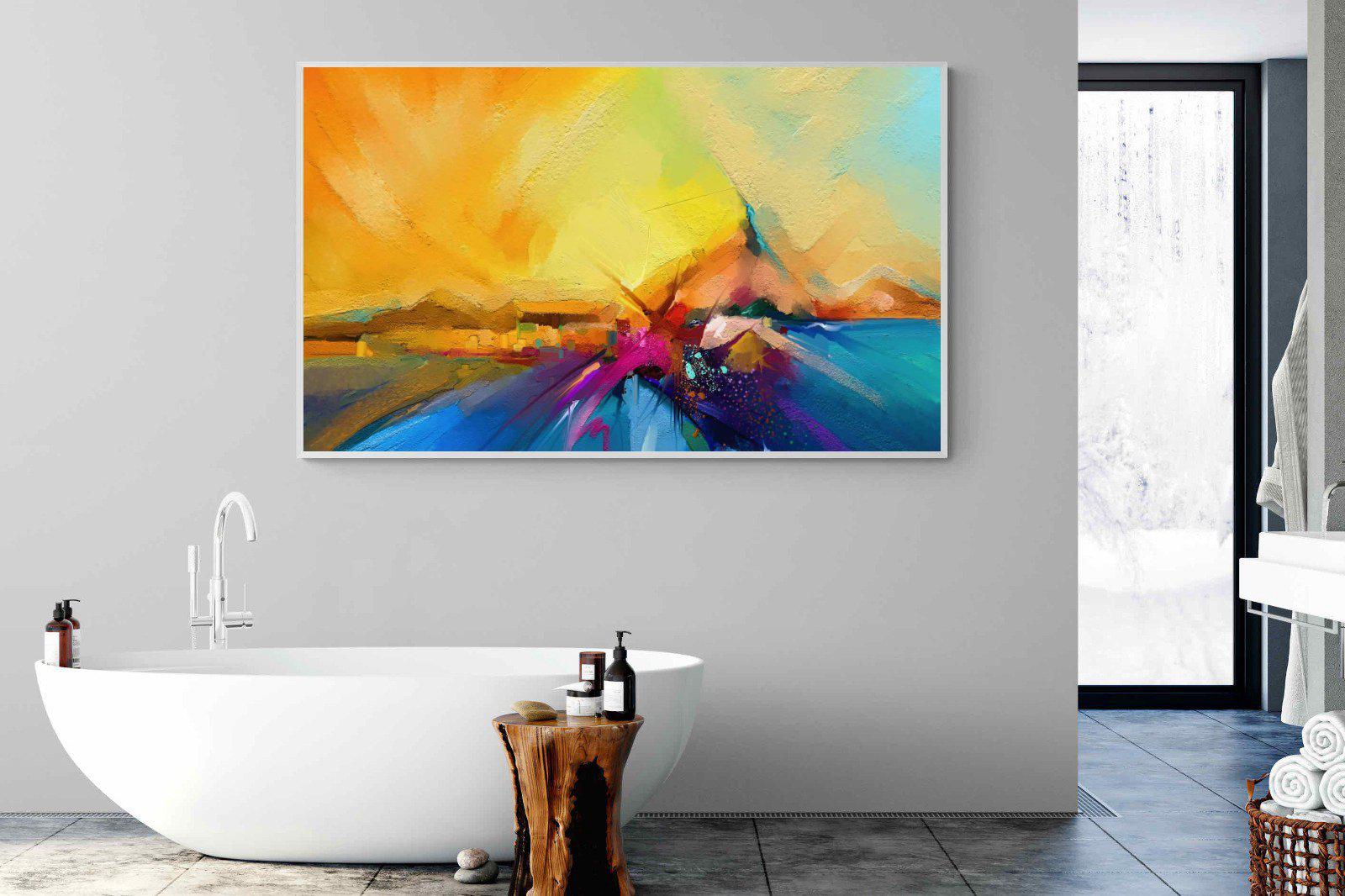 Sunset Vision-Wall_Art-180 x 110cm-Mounted Canvas-White-Pixalot