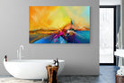 Sunset Vision-Wall_Art-180 x 110cm-Mounted Canvas-No Frame-Pixalot