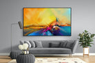Sunset Vision-Wall_Art-220 x 130cm-Mounted Canvas-Black-Pixalot