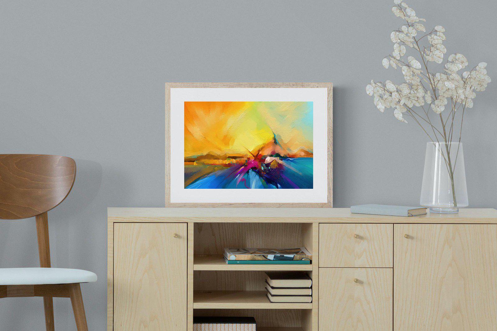 Sunset Vision-Wall_Art-60 x 45cm-Framed Print-Wood-Pixalot