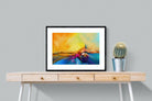 Sunset Vision-Wall_Art-80 x 60cm-Framed Print-Black-Pixalot