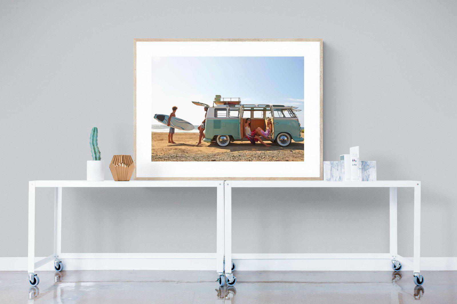 Surf Crew-Wall_Art-120 x 90cm-Framed Print-Wood-Pixalot